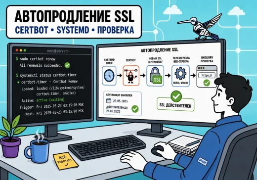 Автоматическое продление SSL-сертификата