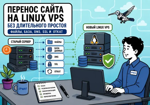 Как правильно перенести сайты на Linux VPS