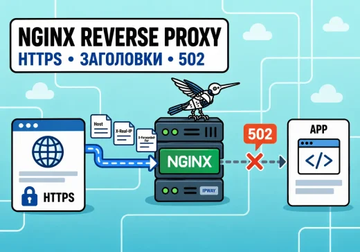 Nginx как reverse proxy на VPS: HTTPS, заголовки и диагностика 502