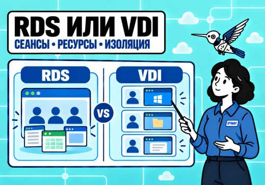 Сравнение RDS и VDI: общая многопользовательская среда, отдельные виртуальные рабочие столы и выбор инфраструктуры.